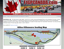 Tablet Screenshot of f1gpcanada.com